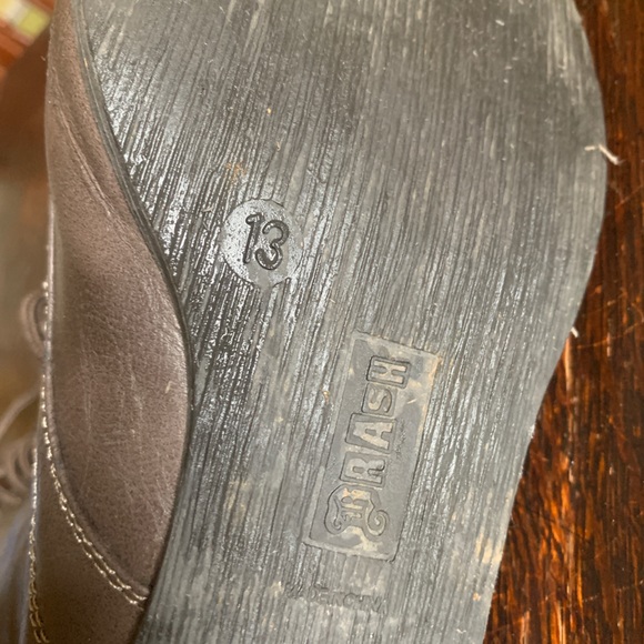 Brash lace up combat boots brown women's size 13 - Picture 7 of 9